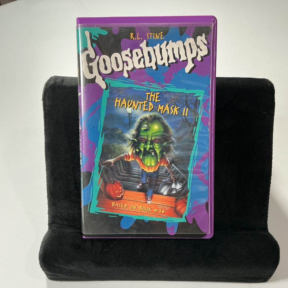 VTG 90s Rare Goosebumps The Haunted Mask II VHS Horror Halloween No Mold